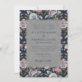  bloemige esthetiek alles in één bruiloft kaart (Voorkant)