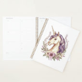 Bloemige Fantasie Eenhoorn  (1) Planner (Display)