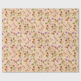 Bloemige Fantasievolle Cadeauverpakkings Papier