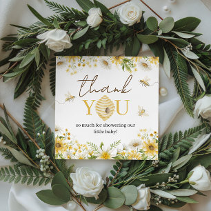 Bloemige Favor Tag 'Little Honey Bee' Bedankjes Labels
