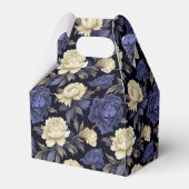 Bloemige Favor Treat Doos Bedankdoosjes (Achterkant)