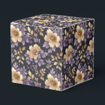 Bloemige Favor Verzorgingsdoos Bedankdoosjes<br><div class="desc">Het feestelijke favorietendoosje is afgebeeld met een prachtige paarse multi-kleurige bloemenprint. 
Pas dit item aan of koop het zoals het is.
Tip: Voeg gewoon uw geweldige snoepjes toe en voeg wat feestelijke lint toe.



Gelicenseerde afbeelding</div>