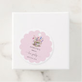 Bloemige Favoritielabels voor Bruidsdouche Thee Fe Bedankjes Labels (In situ)