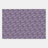 Bloemige felicitaties inpakpapier vellen (Voorkant 3)