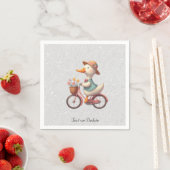 Bloemige Fietseend Servetten (Insitu)