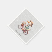 Bloemige Fietseend Servetten (Hoek)