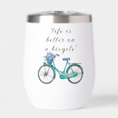 Bloemige Fietswaterverf Ontwerp Boho Chic (Voorkant)