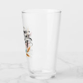 Bloemige fijne dag glas (Links)