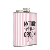 Bloemige fles voor de moeder van de bruidegom heupfles (Rechts)