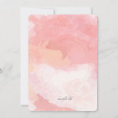 Bloemige Fluisteringen Uitnodiging (Achterkant)