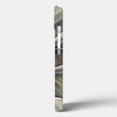 Bloemige Fractal, Fantasie Bloem met Aardetinten Case-Mate iPhone Case (Achterkant / Links)