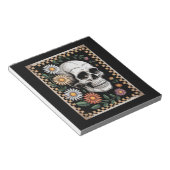 Bloemige Geest Herfst Boho Halloween 2 Notitieblok (Schuin)
