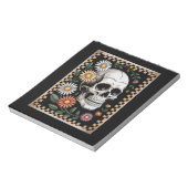 Bloemige Geest Herfst Boho Halloween 2 Notitieblok (Linkerzijde)
