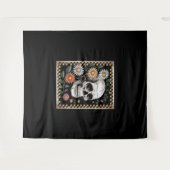 Bloemige Geest Herfst Boho Halloween 2 Wandkleed (Voorkant (horizontaal))
