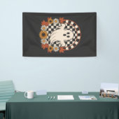 Bloemige Geest Herfst Boho Halloween Spandoek (Beurs)