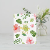 Bloemige Gefeliciteerd Mama Moederdag Folie Kaart (Staand Voorkant)