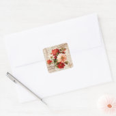 bloemige gemengde bloemen elegante sticker (Envelop)