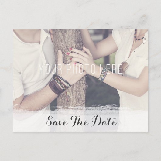 Bloemige Geweien Rustieke Bruiloft | Save The Date Aankondigingskaart (Voorkant)