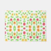   bloemige gooimat deurmat (Voorkant)