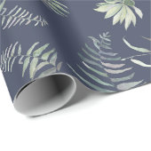 Bloemige groene inpakpapier (Rol Hoek)
