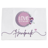 Bloemige Haaraccessoire Merk Winkelzaak Groot Cadeauzakje (Voorkant)