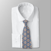 Bloemige halsband tie stropdas (Gebonden)