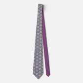 Bloemige halsband tie stropdas (Voorkant)