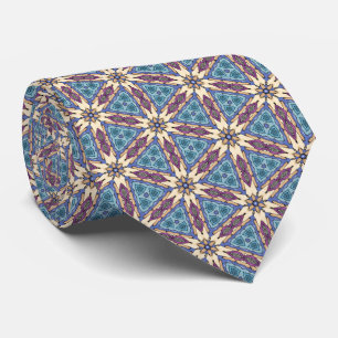 Bloemige halsband tie stropdas