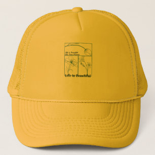 Bloemige Harmonie Bloemen Esthetisch Leven Is Mooi Trucker Pet