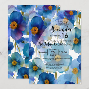 Bloemige Harmonie   Kleurrijk Bloemendesign Kaart