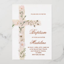 bloemige Heilige kruis Doop