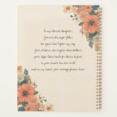 Bloemige Herinneringsjournal voor 20XX Reflecties Planner (Achterkant)