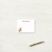 Bloemige Honden Briefpapier Hemelse Botanische Hui Post-it® Notes (Op bureau)