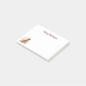 Bloemige Honden Briefpapier Hemelse Botanische Hui Post-it® Notes (Schuin)