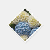 Bloemige Hortensia Papieren Servetten (Hoek)