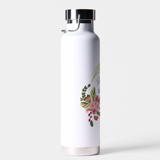 Bloemige huwelijkscadeaus voor schoonmoeder waterfles (Rechts)