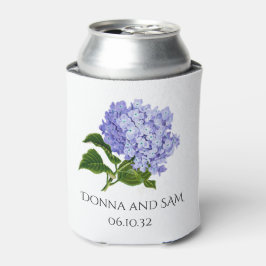Bloemige Hydrangea Bruiloft Favor Kan Koeler
