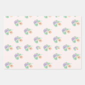 Bloemige Inpakpapier Vellen (Voorkant)