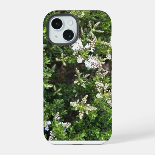Bloemige iPhone Hoes 15 Case (Achterkant)