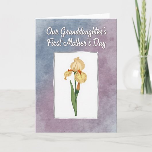 Bloemige kaart voor oma op Moederdag (Voorkant)