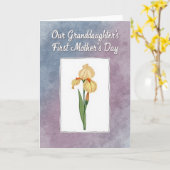 Bloemige kaart voor oma op Moederdag (Gele Bloem)