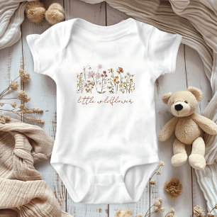 Bloemige Kleine Wilde Bloem Baby Romper