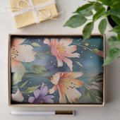bloemige kolibrie tissuepapier (Geschenk)
