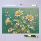Bloemige Kunst Olieprint Decoupage Tissuepapier (Craft)