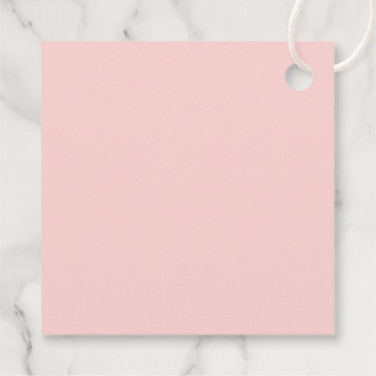 Bloemige labels UITGEBREIDE KLEUR Bruiloftsgeschen (Achterkant)