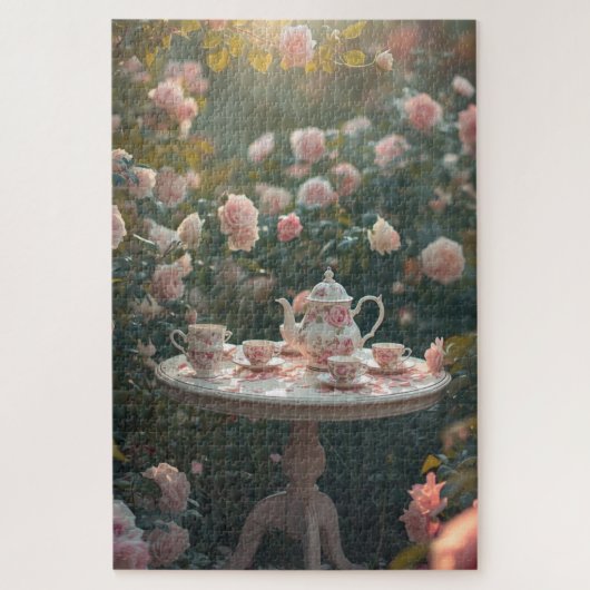 Bloemige Leeshoek Legpuzzel (Verticaal)