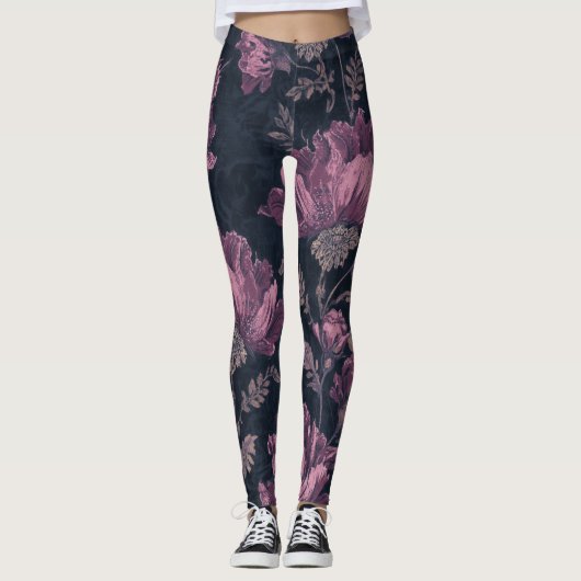 Bloemige Leggings (Voorkant)