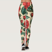 Bloemige Leggings (Achterkant)