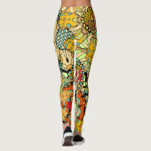 Bloemige Leggings (Achterkant)