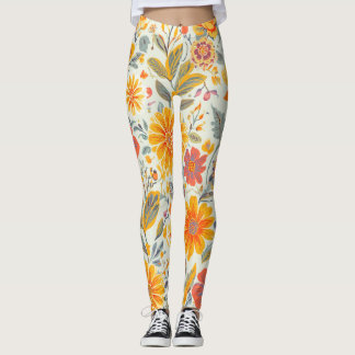Bloemige Leggings